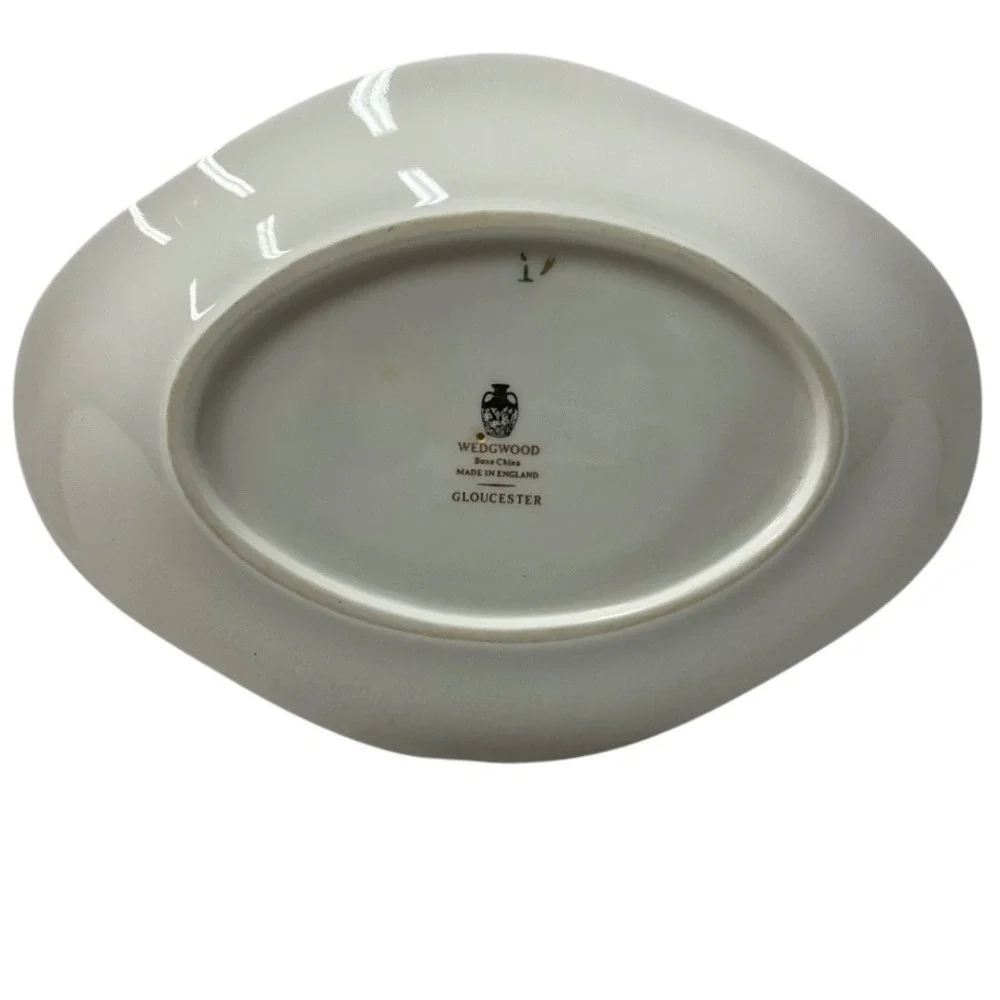 Wedgewood California Bone China Gravy Boat &‎ Underplate England Excellent